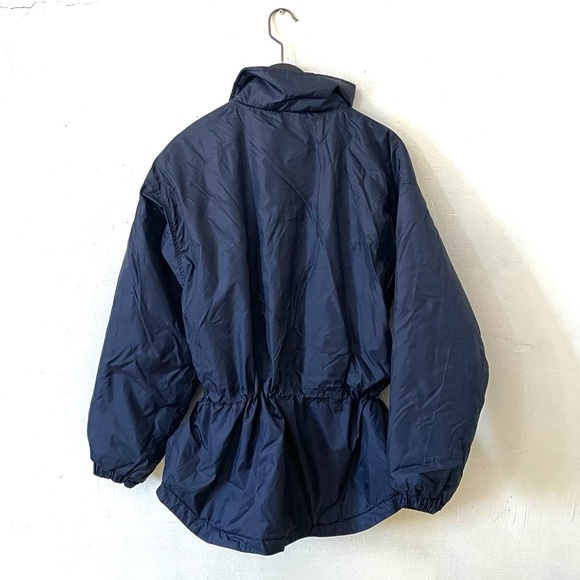 Columbia Sportwear Co Navy Blue dolman half fleece lining full zip jacket - Picture 4 of 17